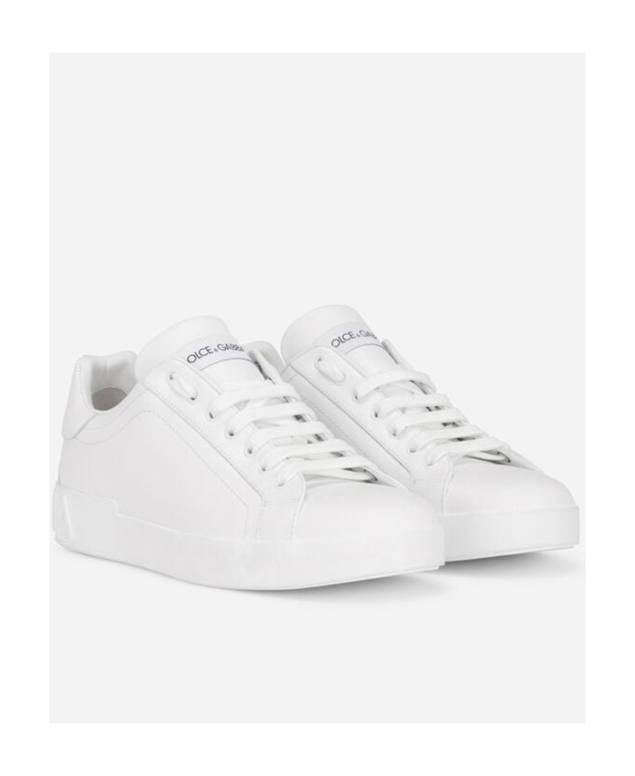 Dolce & Gabbana Dolce&gabbana Portofino White Low Trainer In White