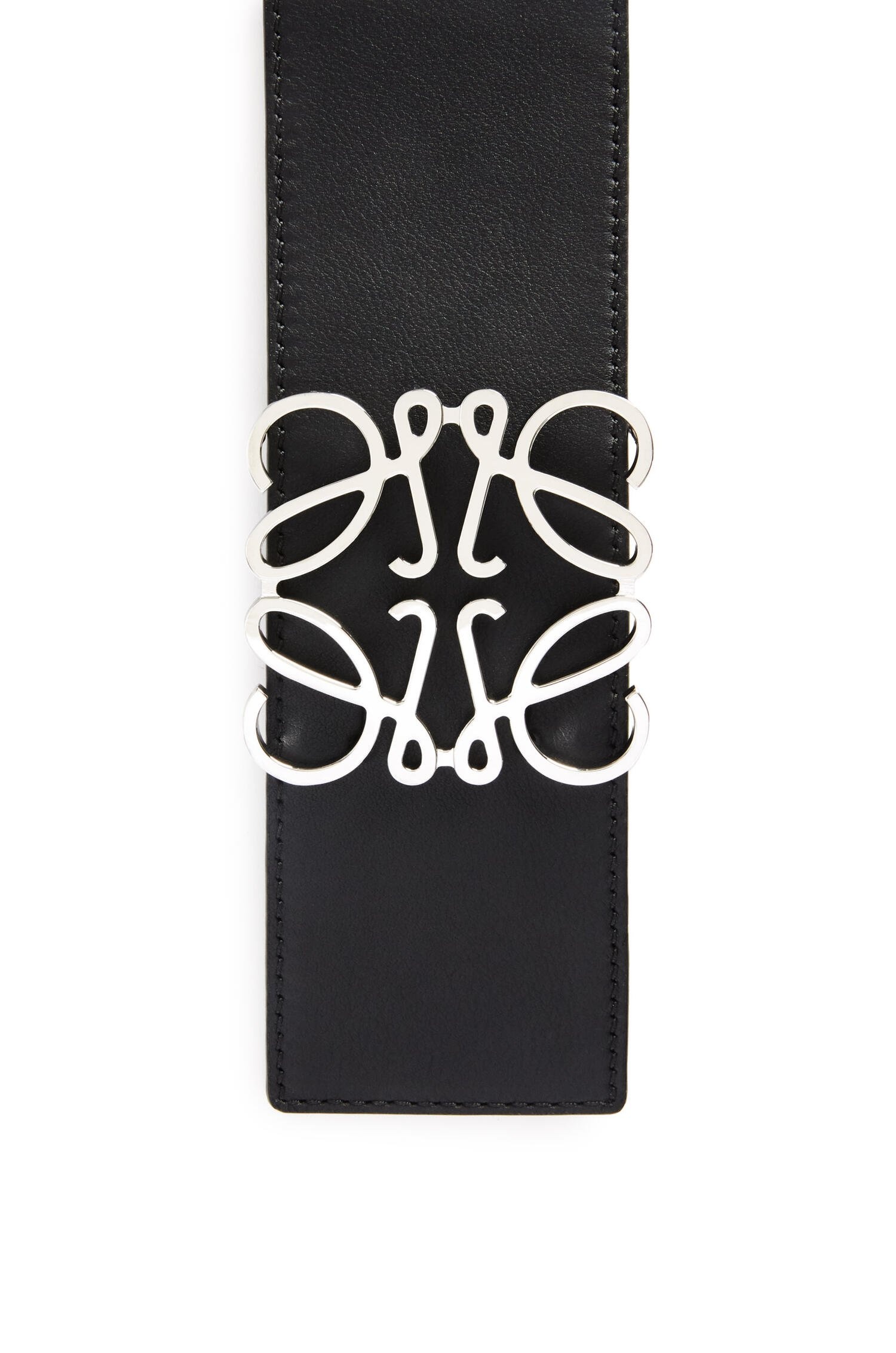 Loewe Black Anagram Buckle Belt In Black