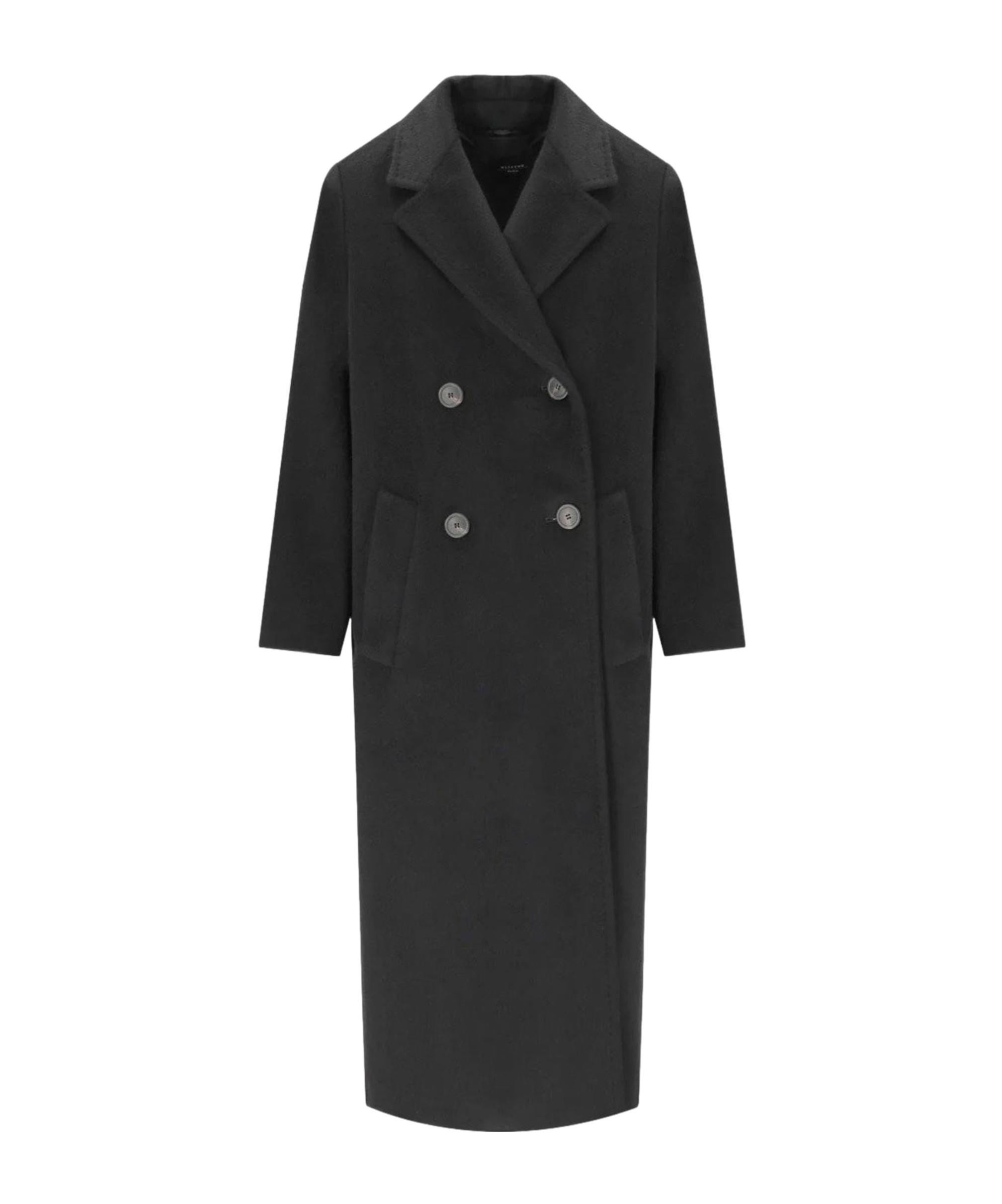 Weekend Max Mara Cappotto Zufolo Nero In Gray