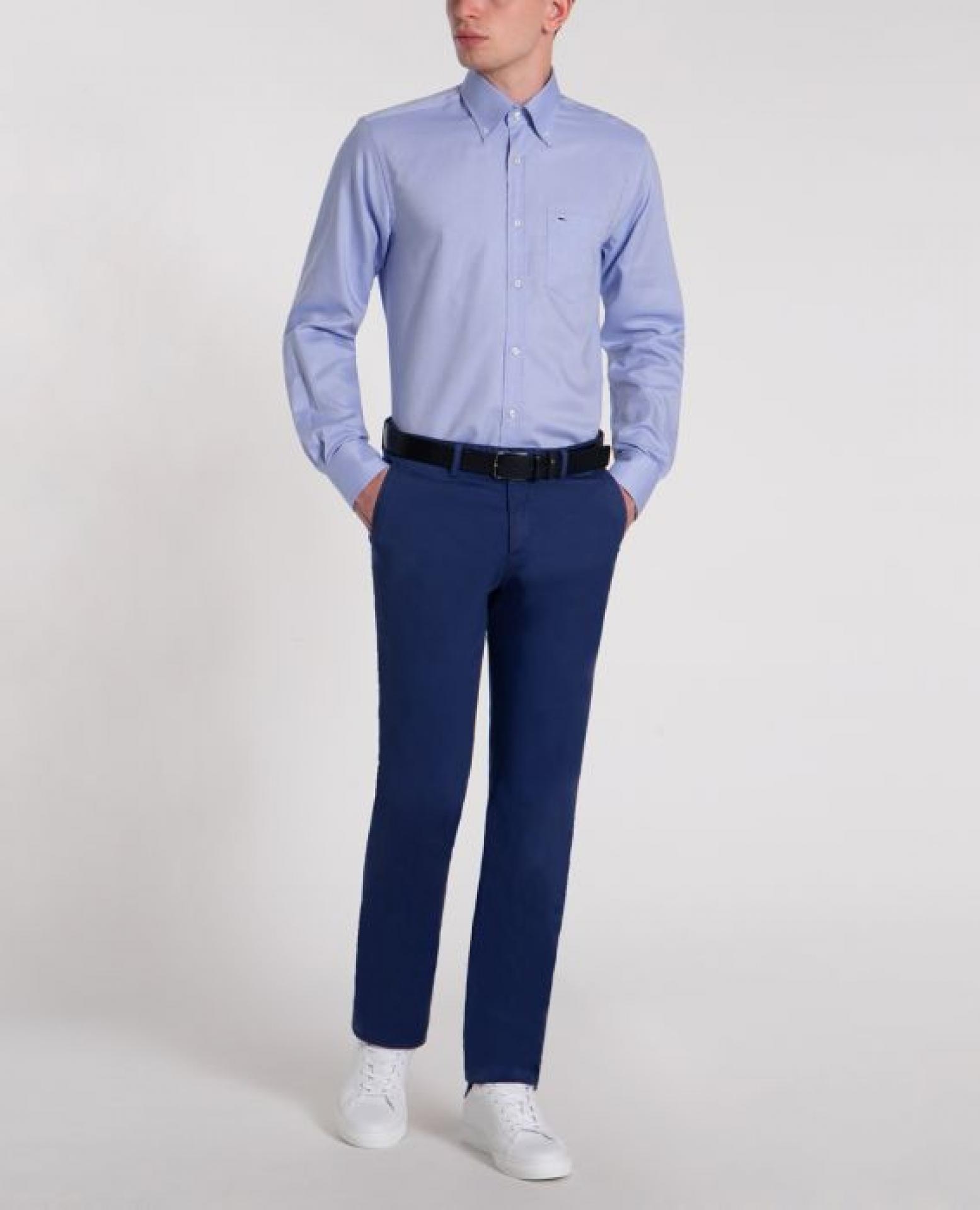 Paul & Shark Flanged Pocket Casual Pants In Blue