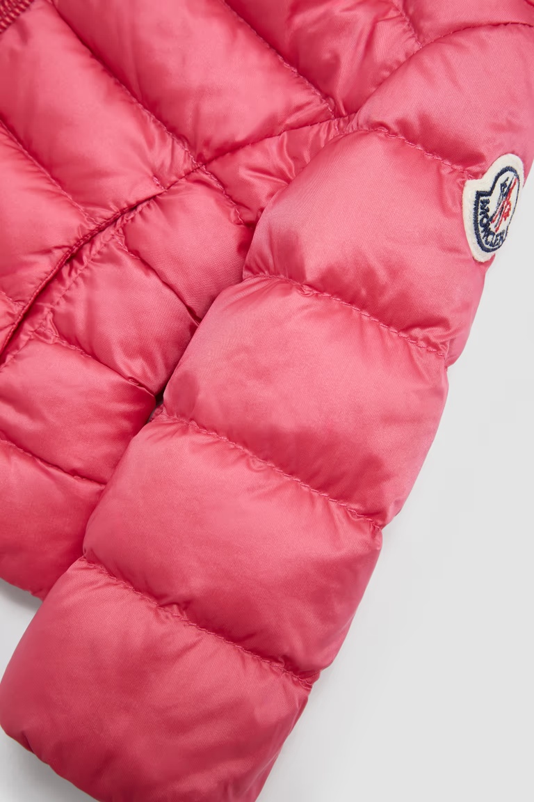 Moncler Ige Hooded Down Jacket In Red