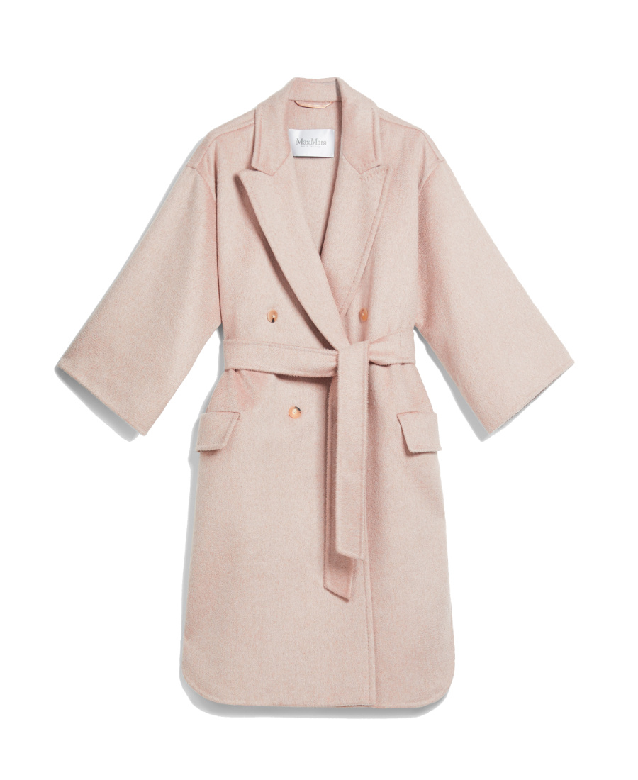 Weekend Max Mara Risorsa Lapel Coat In Gray