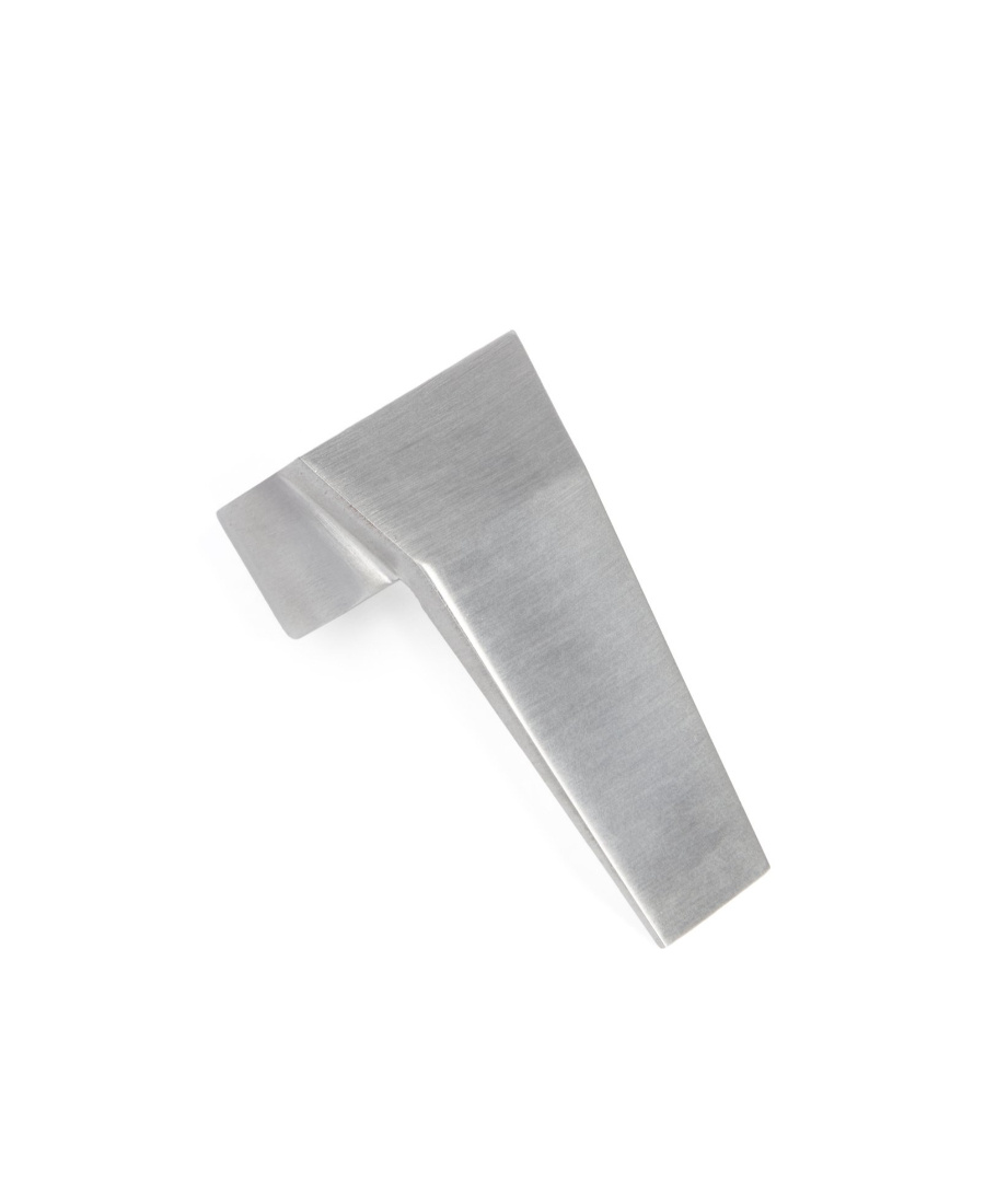 Rick Owens Runk Logo-engraved Ring In Gray