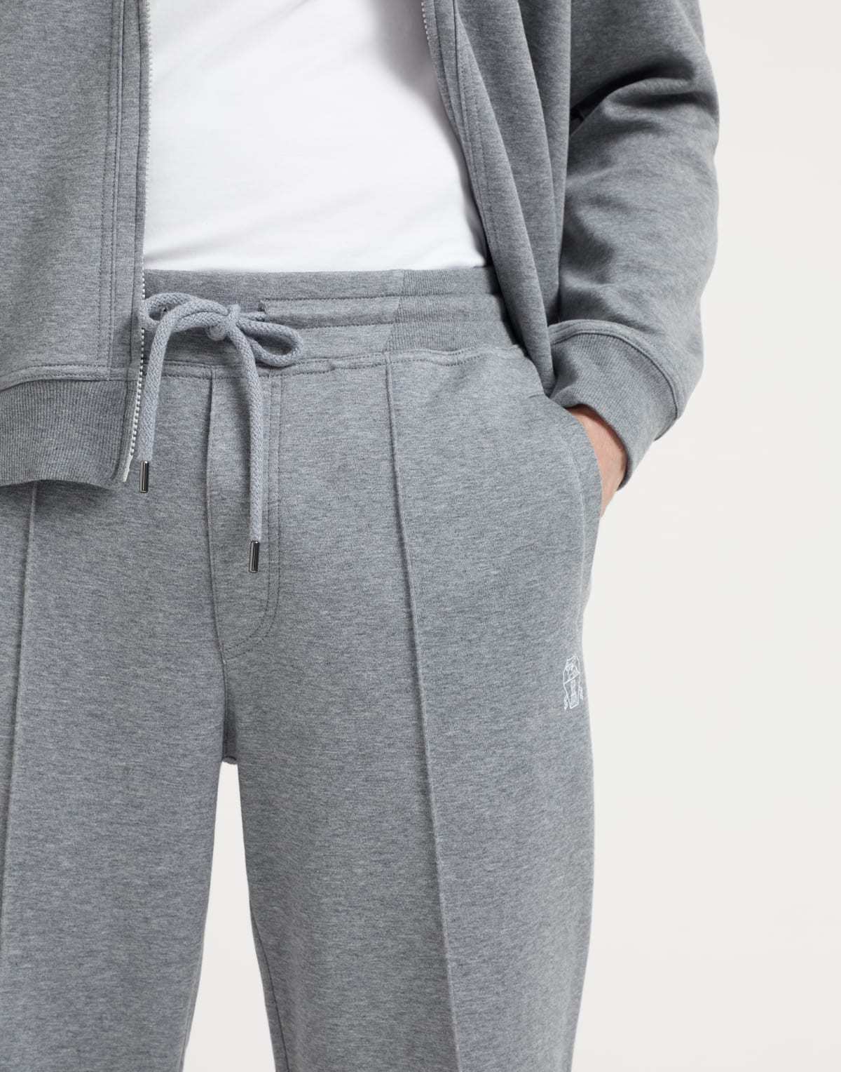 Brunello Cucinelli Track Pants In Gray
