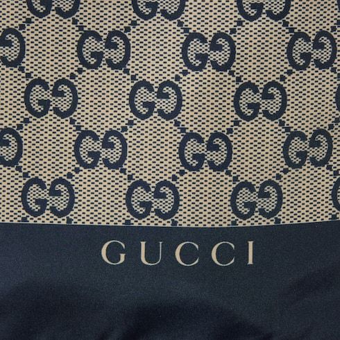 Gucci Printed Poplin Technology Swimming Shorts In Nude