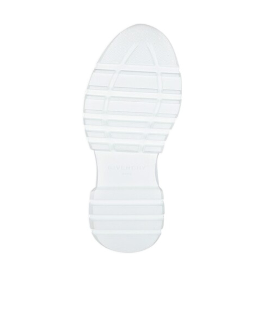 Shop Givenchy Spectre Runner Sneakers In Leather With Zip In White