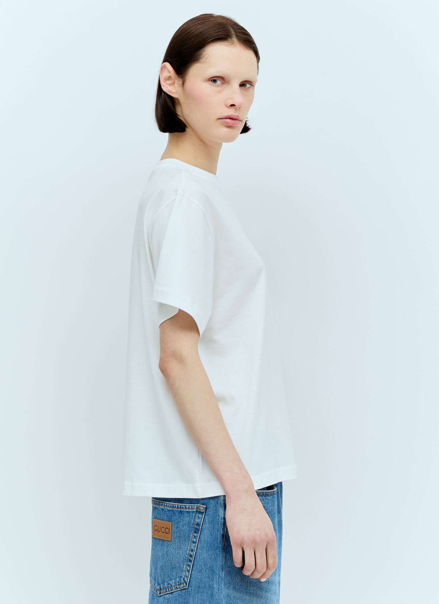 Song For The Mute Logo Print T-shirt In Blue