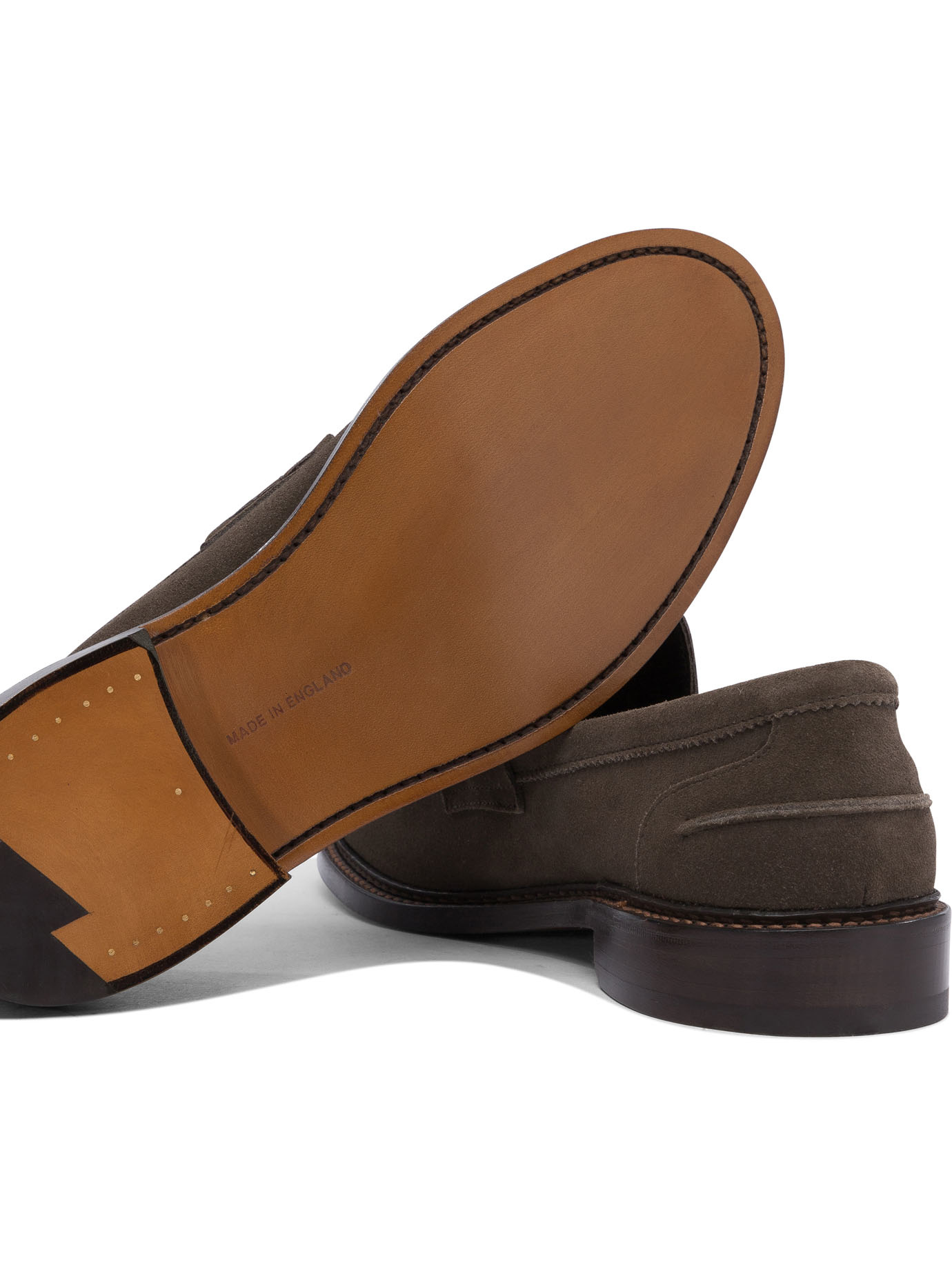 Tricker's Loafers With Round Toe And Penny Strap In Black