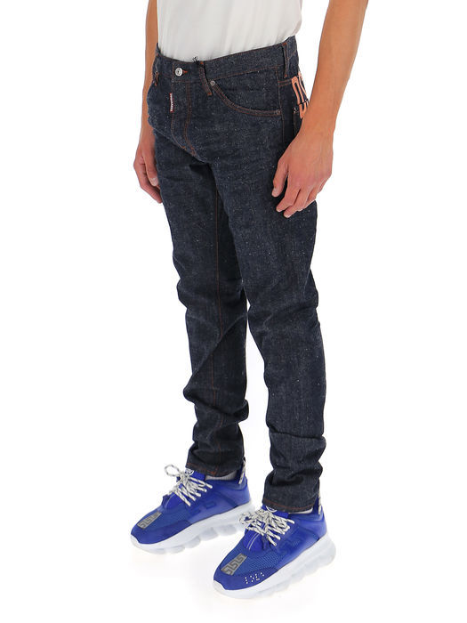 Dsquared2 Cool Guy Rear Logo Print Jeans In Burgundy