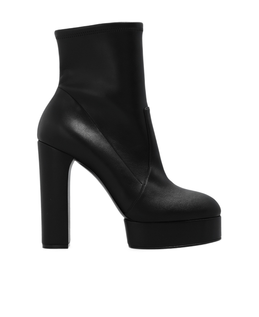 Casadei Patty Platform Boots In Black