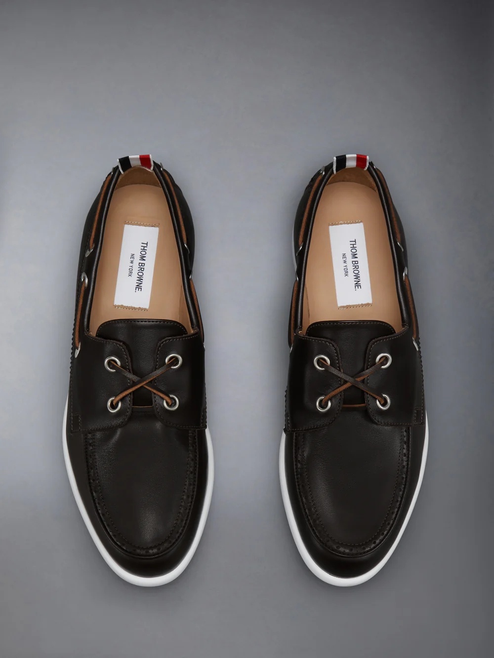 Thom Browne Brogue Boat Shoes