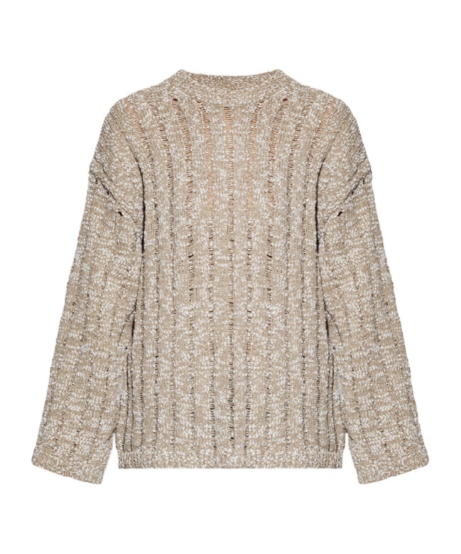 Samsoe & Samsoe Round Neck Sweater In Nude