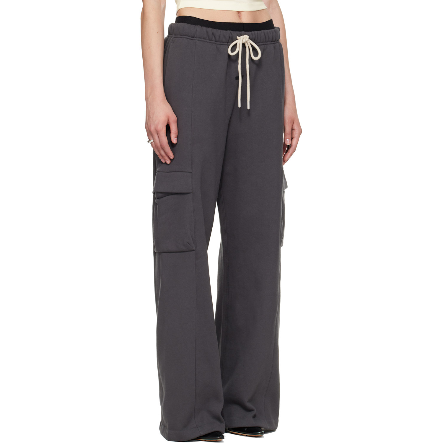 Essentials Drawstring Sweatpants In Black