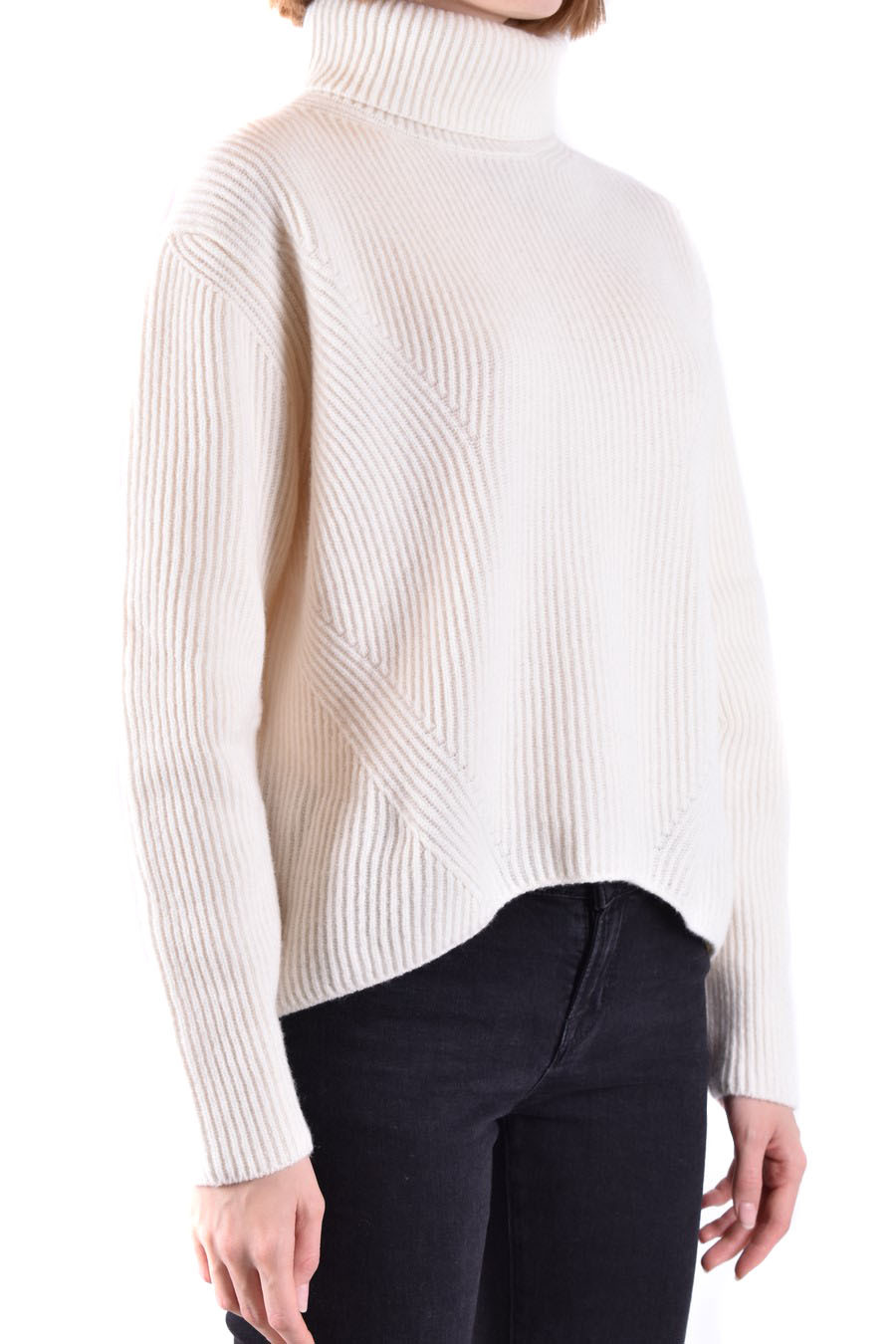 Pinko Roll-neck Sweater In White