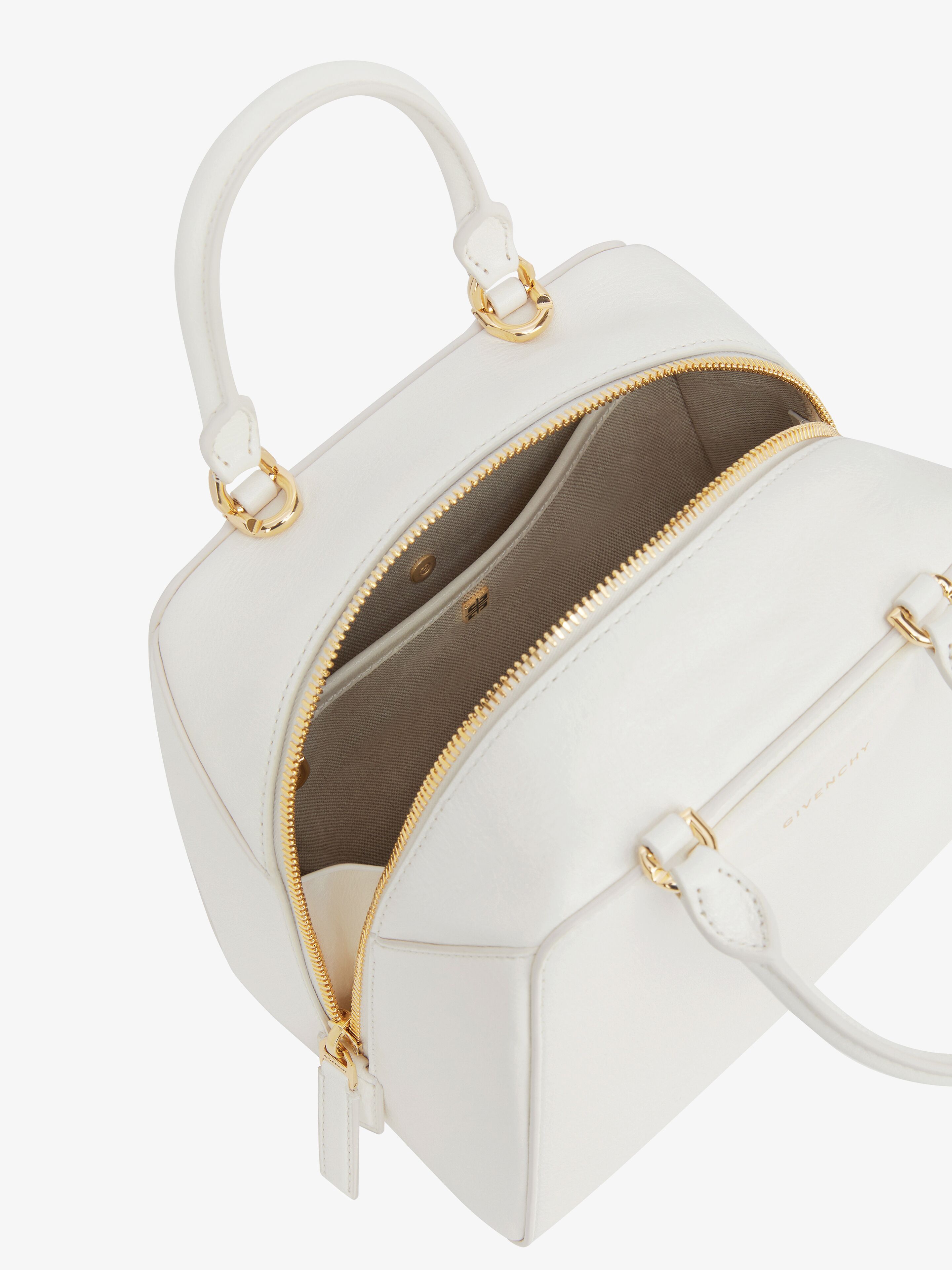 Givenchy Mini Antigona Cube Bag In White