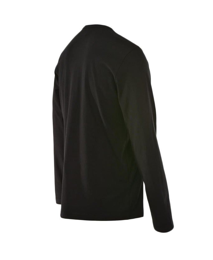 Hugo Boss T-shirt With Round Neck And Long Sleeves In Black