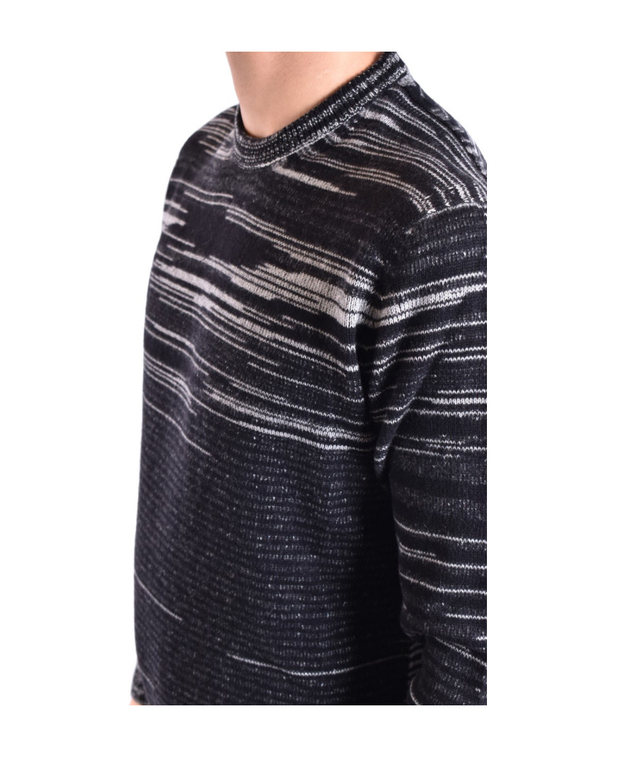 Missoni Stripe-print Cashmere Jumper In Black