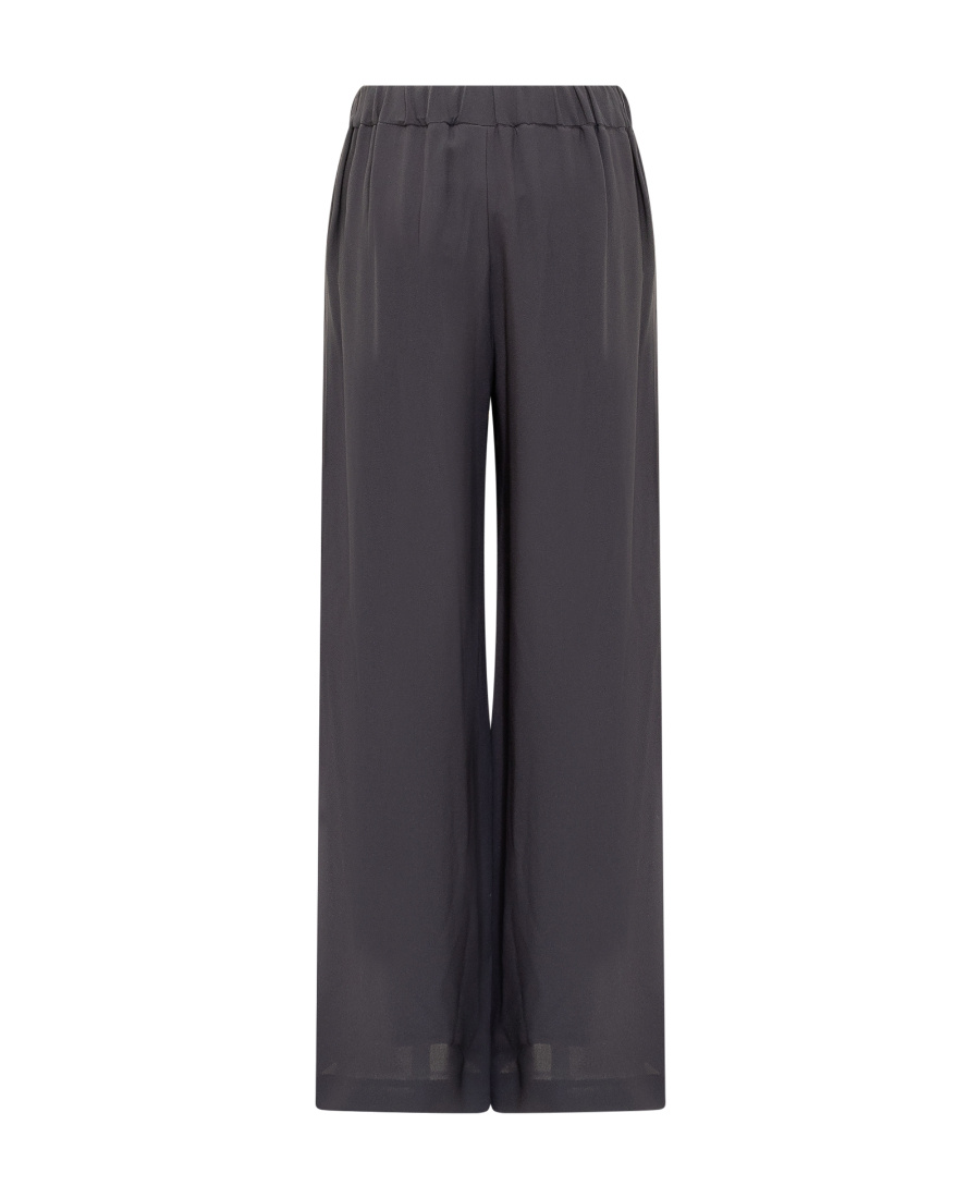 Fabiana Filippi Rope Wide-legged Casual Trousers In Black