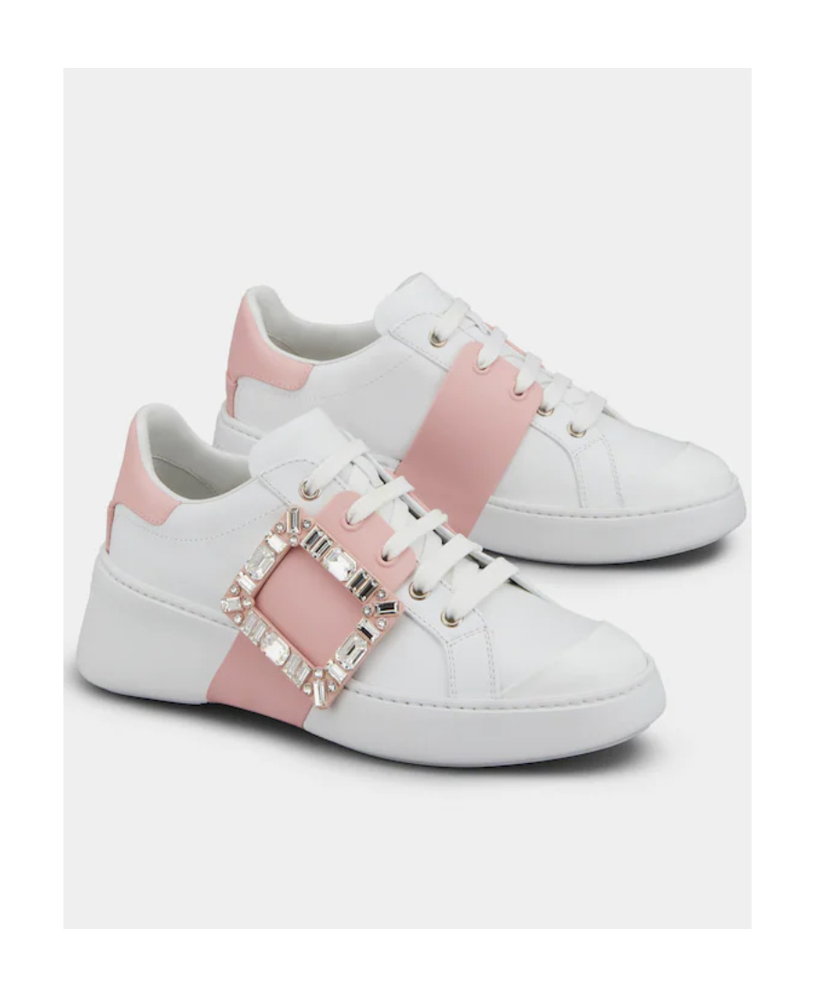 Roger Vivier Women Viv Skate Viv Skate Strass Sneaker In Multi