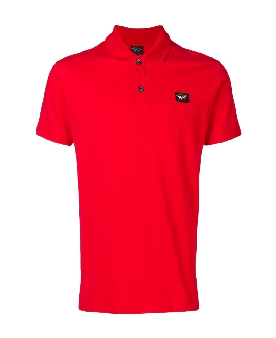 Shop Paul & Shark Classic Polo Shirt In Red