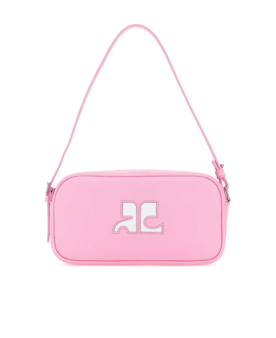 Courrèges Courreges Women Pink Leather Reedition Shoulder Bag In Pink