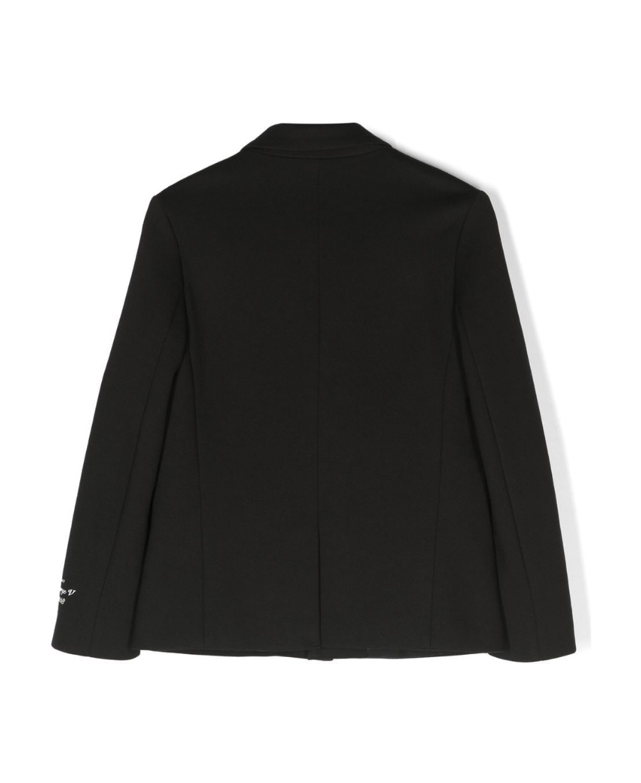 Givenchy Long-sleeved Suit Coat In Black
