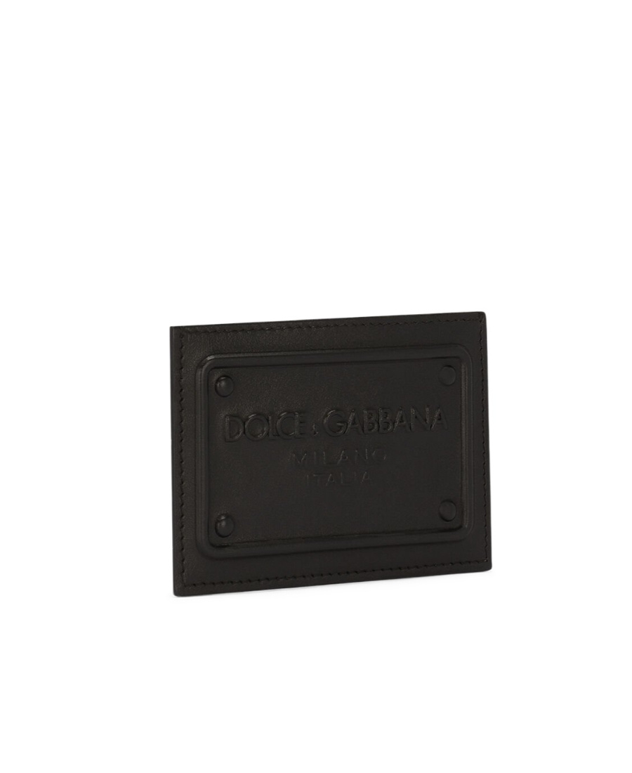 DOLCE & GABBANA DOLCE  GABBANA LOGO EMBOSSED CARD HOLDER