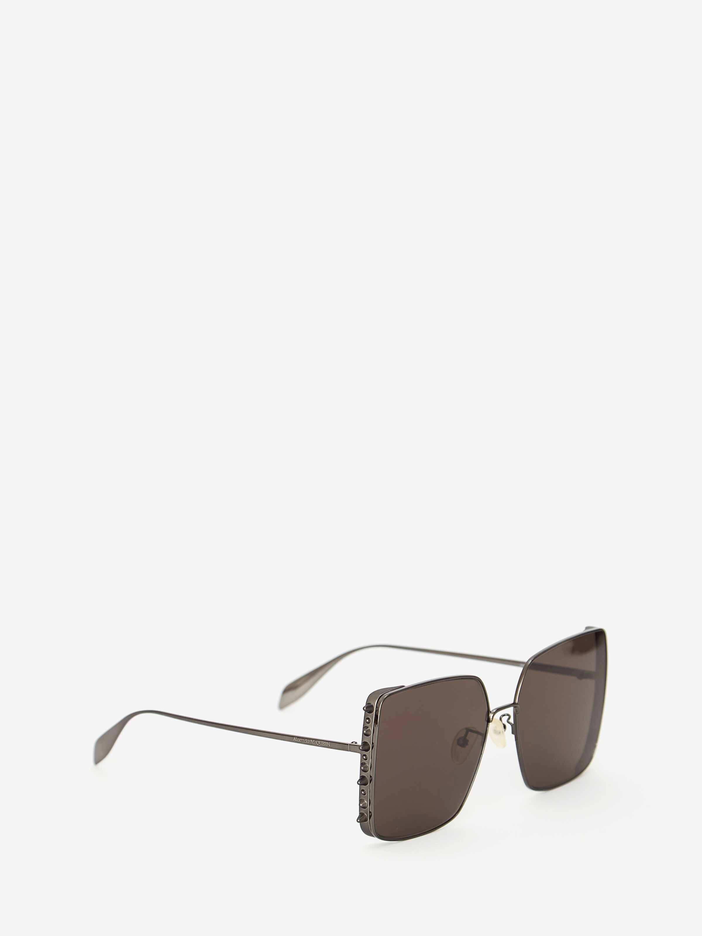Alexander Mcqueen Eyewear Square Frame Sunglasses In Brown