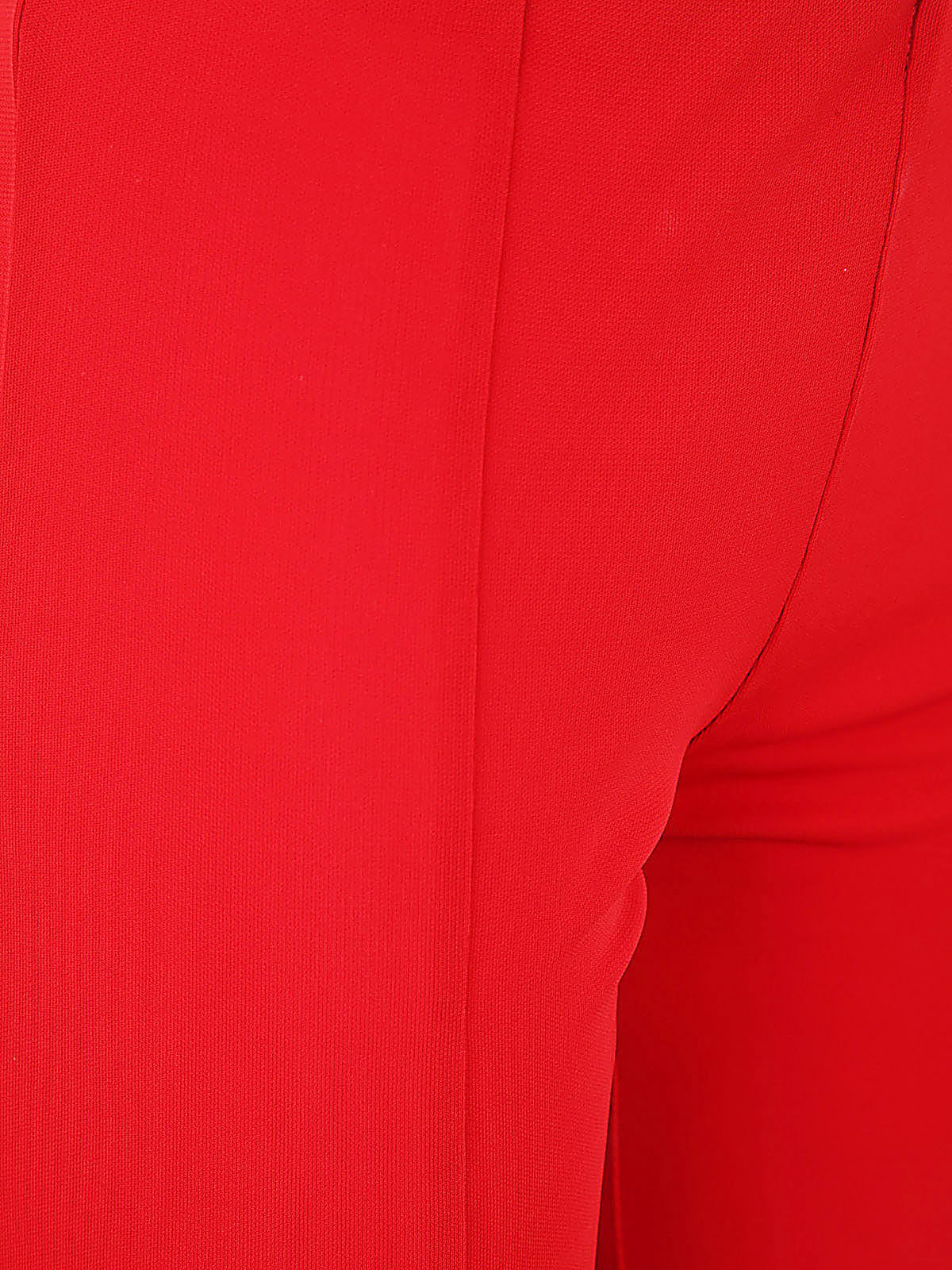 Shop Blumarine Slim-cut Flared Trousers In Red