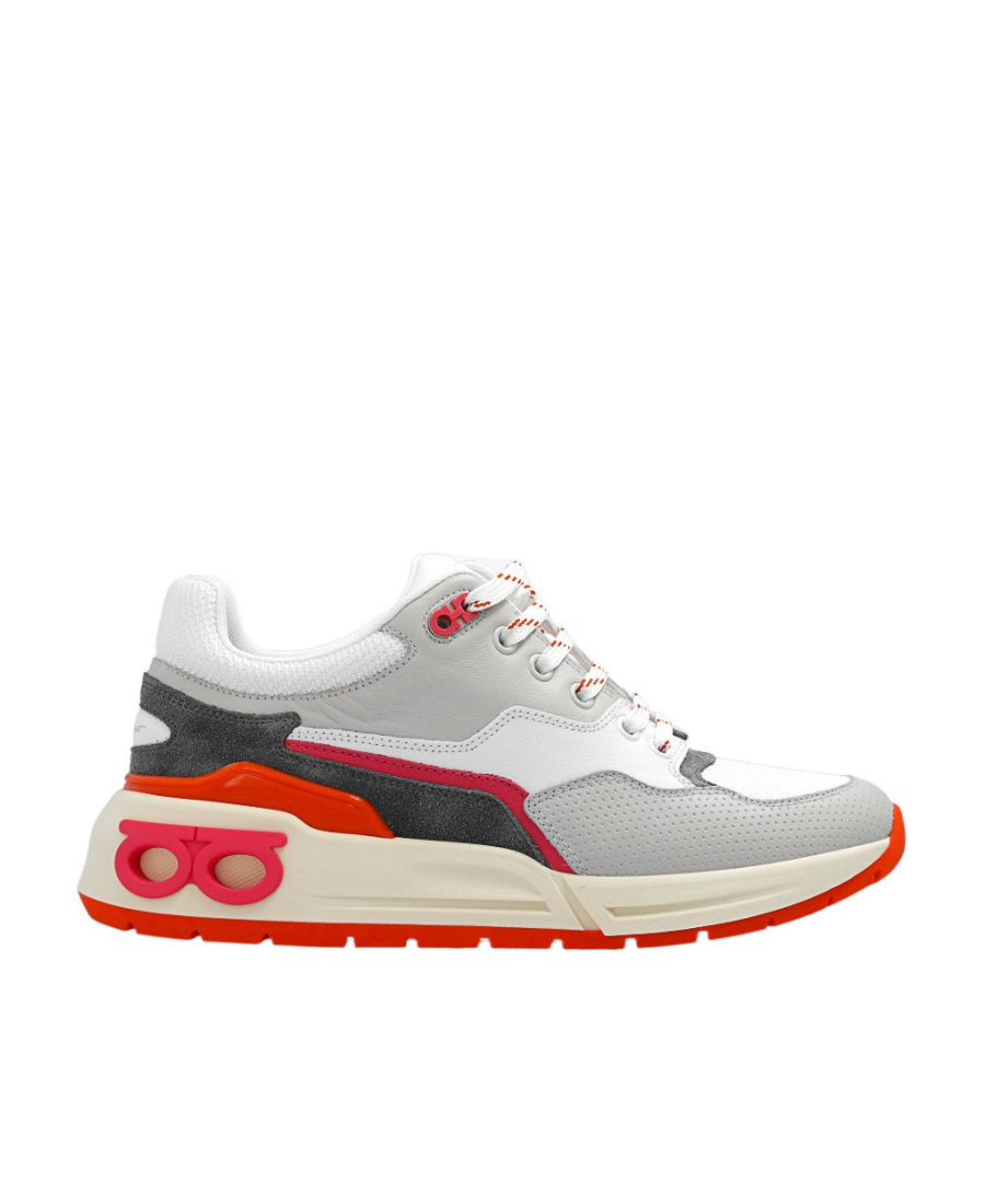 Ferragamo Cosma Low-top Sneakers In Multicolor