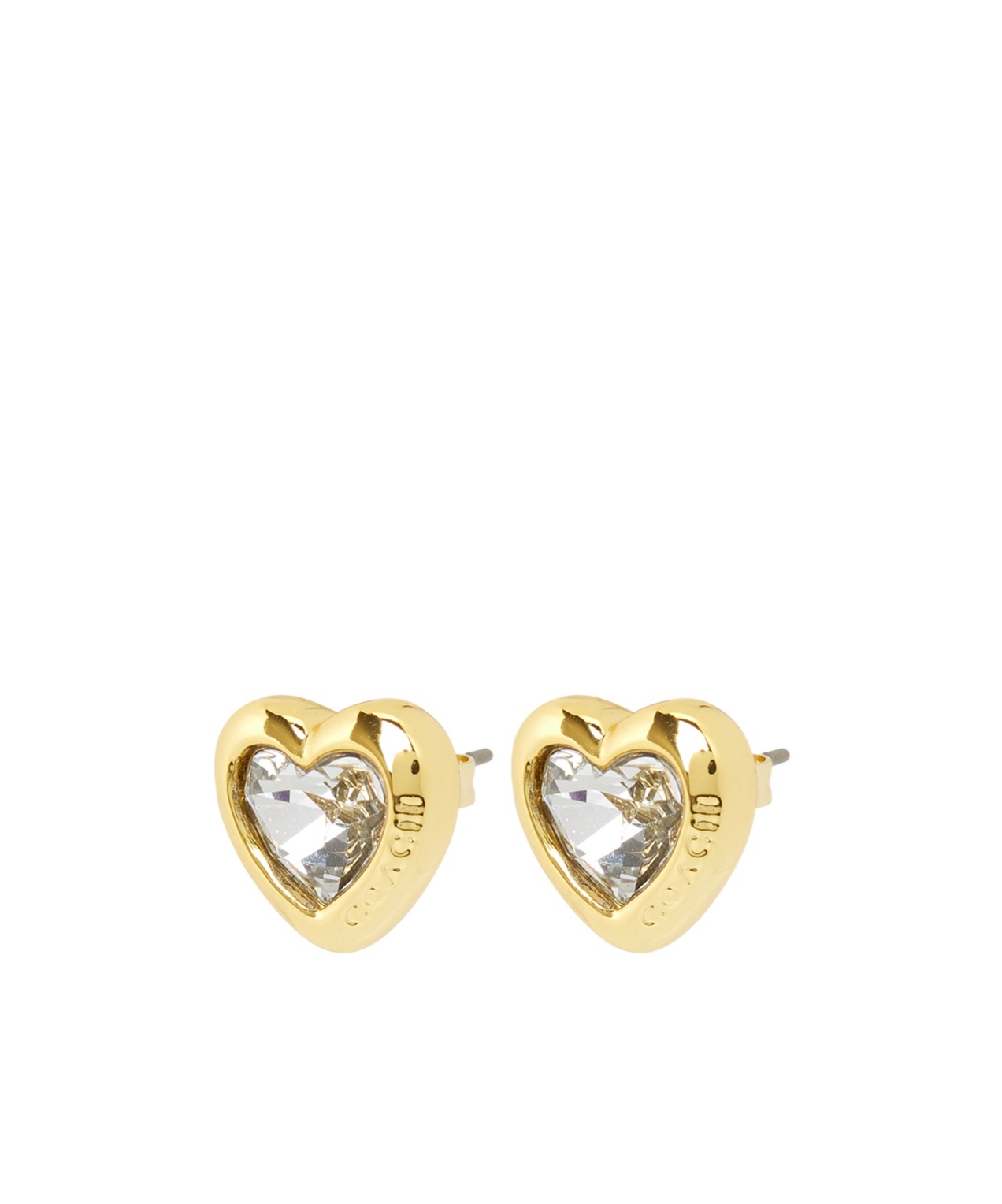 COACH HEART-SHAPED EARRINGS