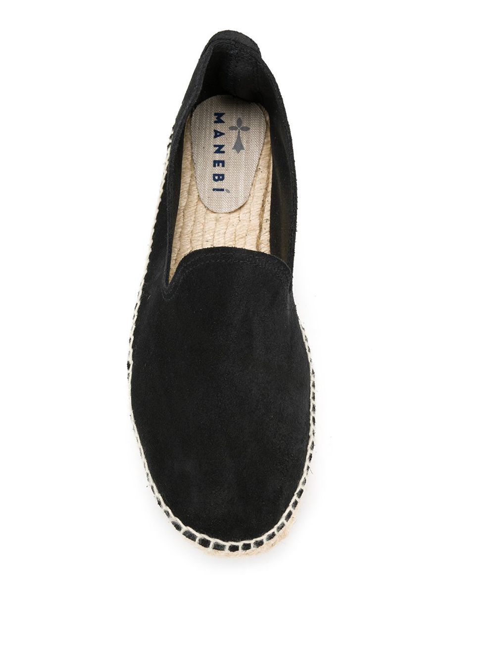 Manebi Flat Espadrilles In Black