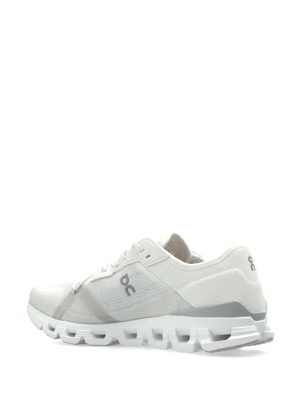 On Running Lace-up Running Sneakers In White