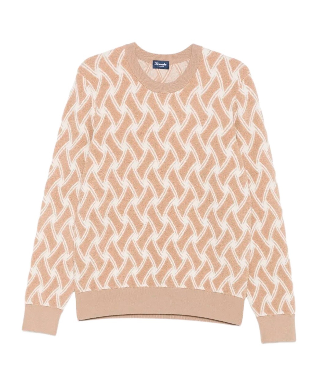 Drumohr Geometric-pattern Wool Sweater In Multi