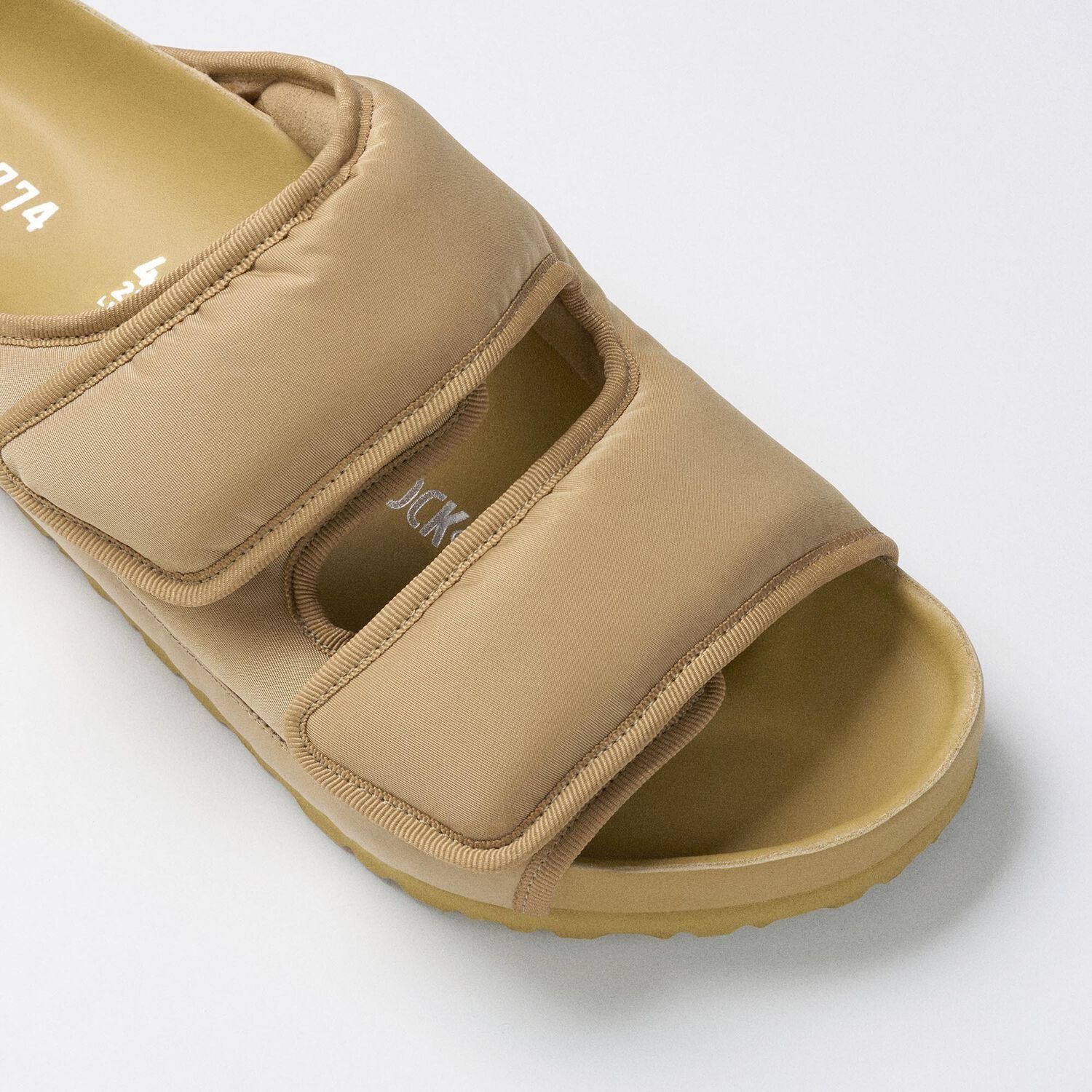 Birkenstock Beige Fabric Cosny Slippers