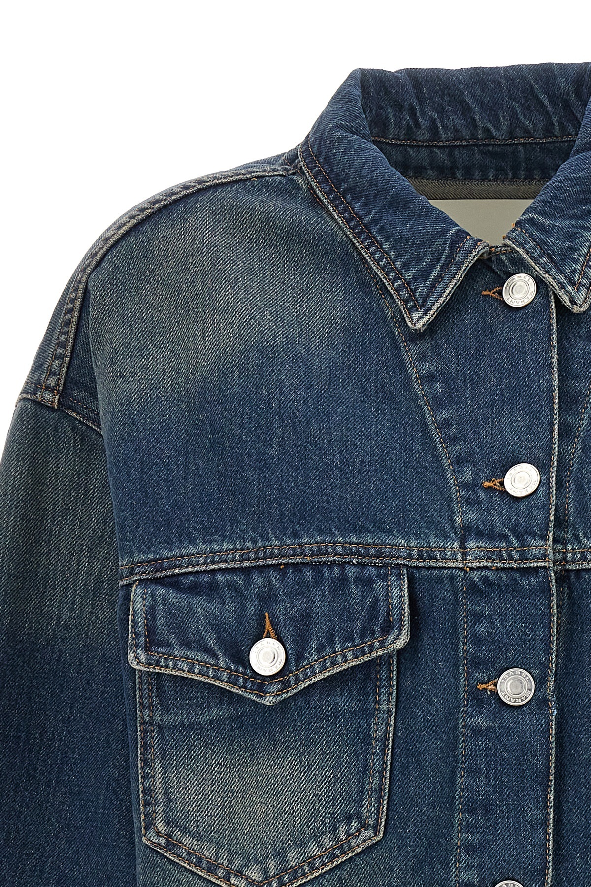 Isabel Marant Tadia Denim Jacket In Blue