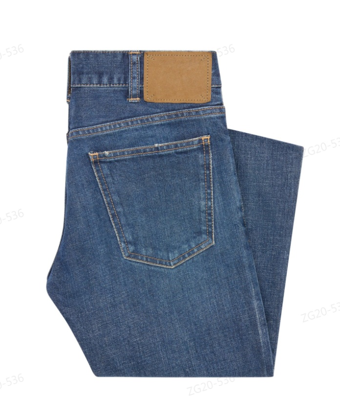 CELINE SKINNY JEANS IN DARK UNION WASH DENIM 