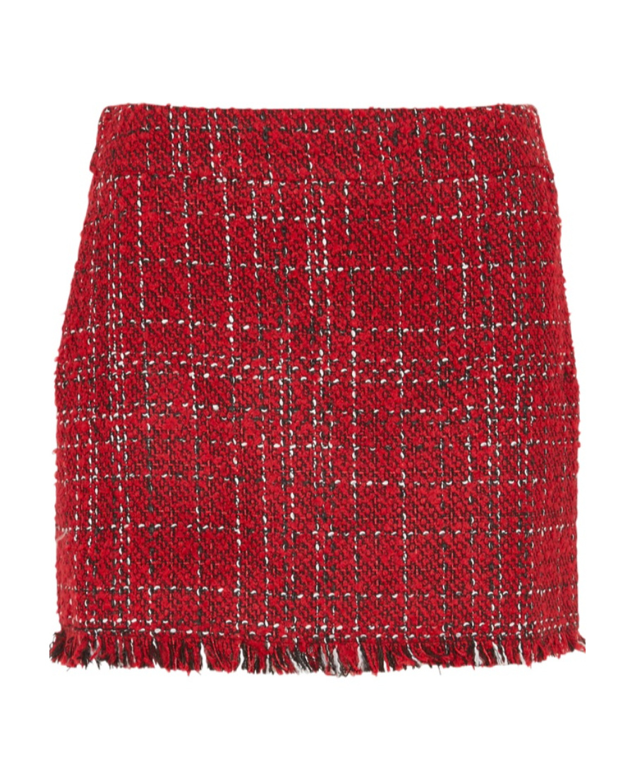 Liu •jo High-waisted Miniskirt In Red