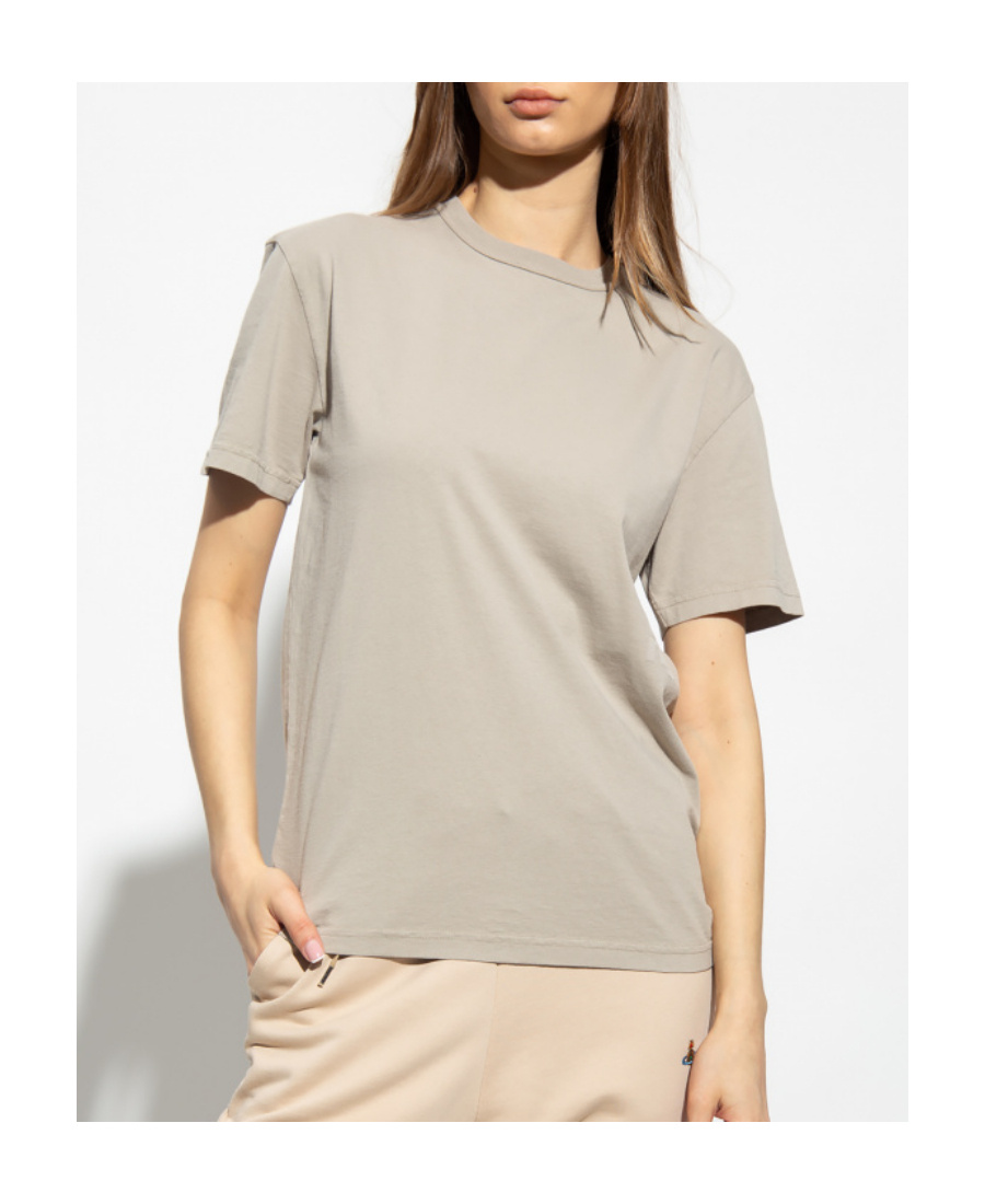 Alexander Wang T Logo-print T-shirt In Nude