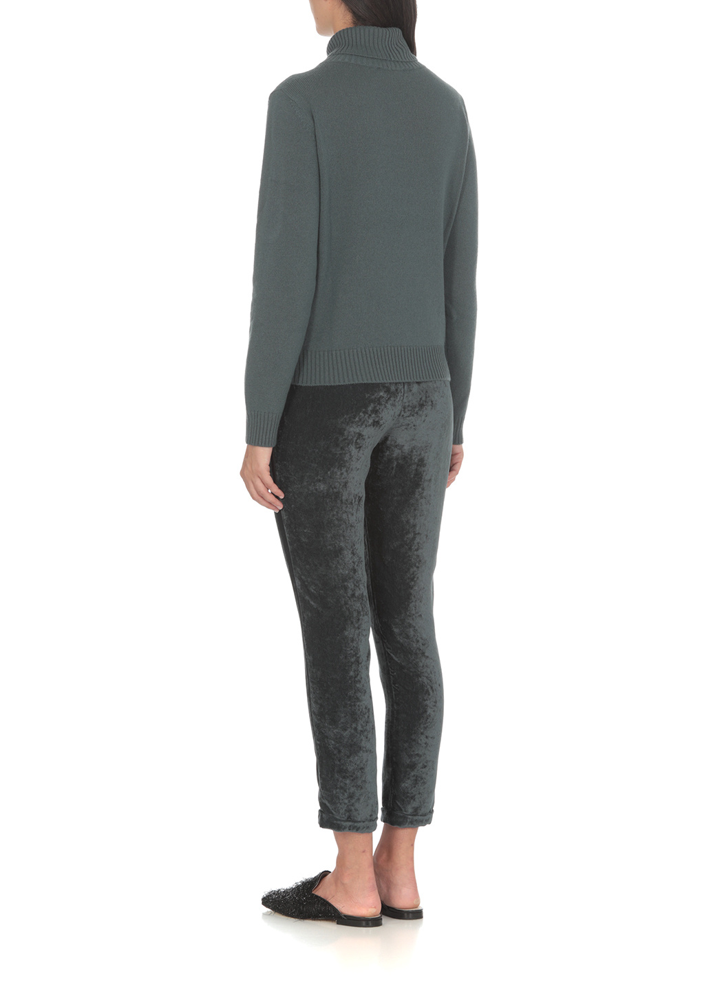 Fabiana Filippi Lace-up Casual Pants In Black