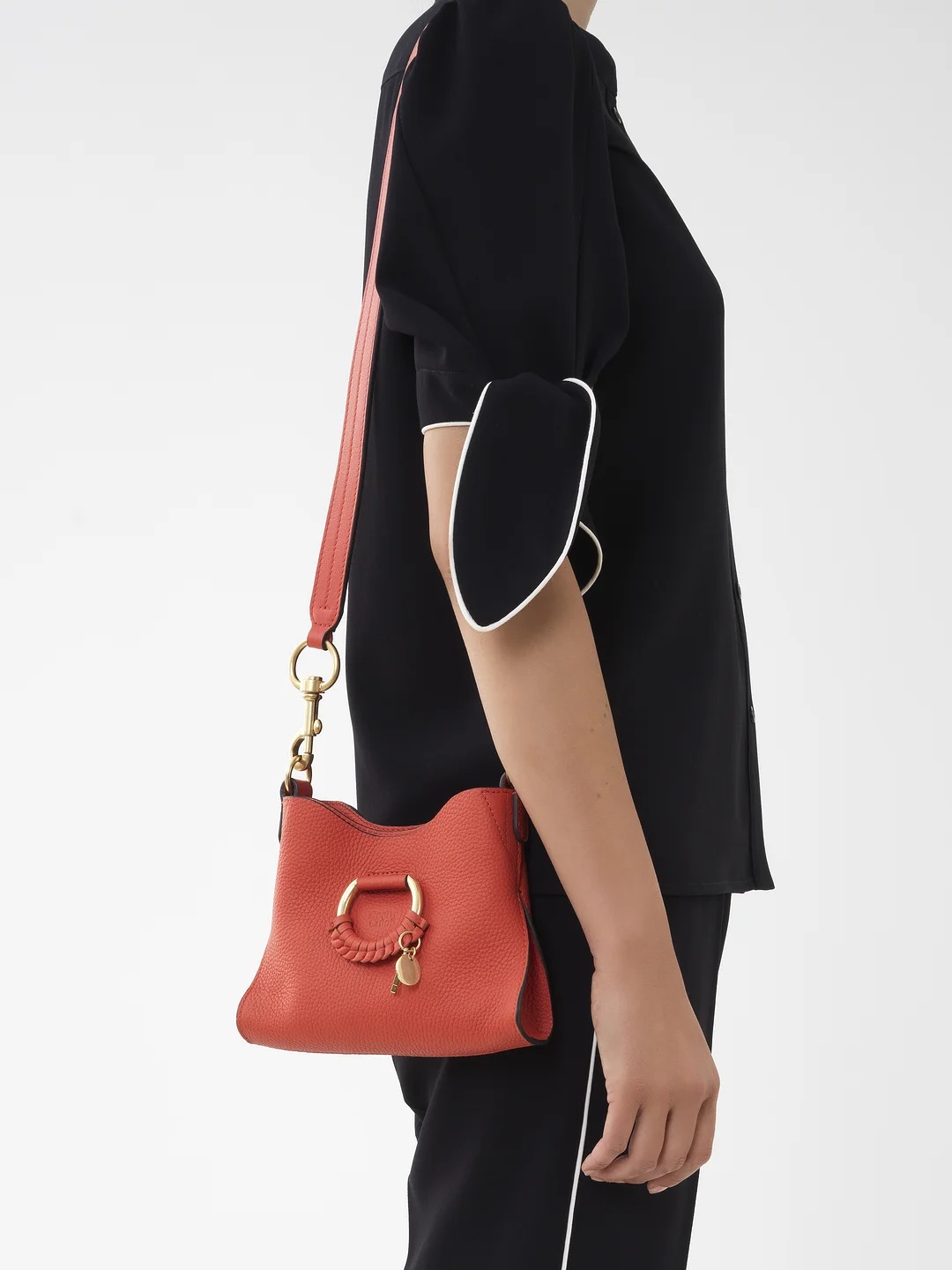 Shop See By Chloé Joan Mini Shoulder Bag In Red