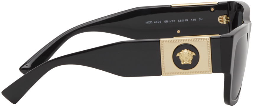 Versace Eyewear Medusa Embellished Sunglasses In Gray