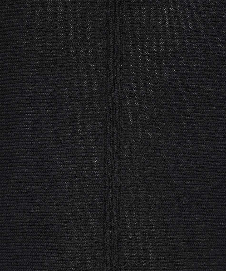 Rick Owens Organic-cotton Fine-knit Hoodie In Black