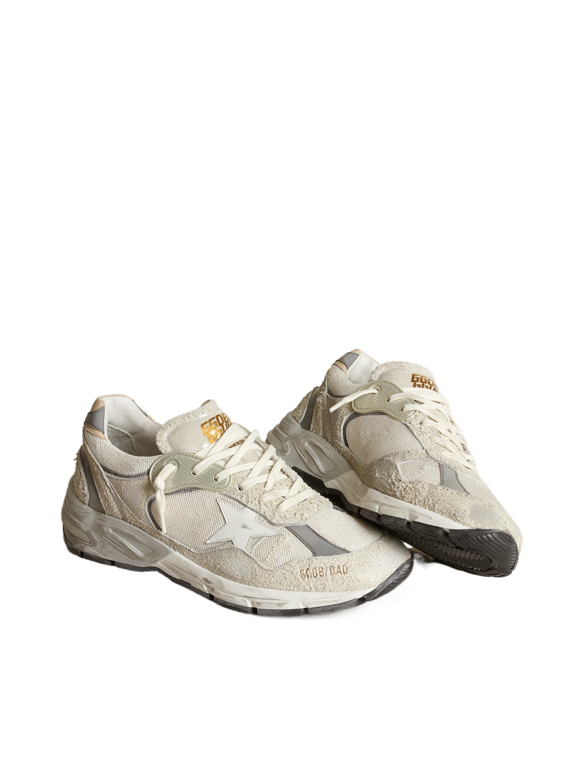 Golden Goose Dad-star Chunky Sneakers In White