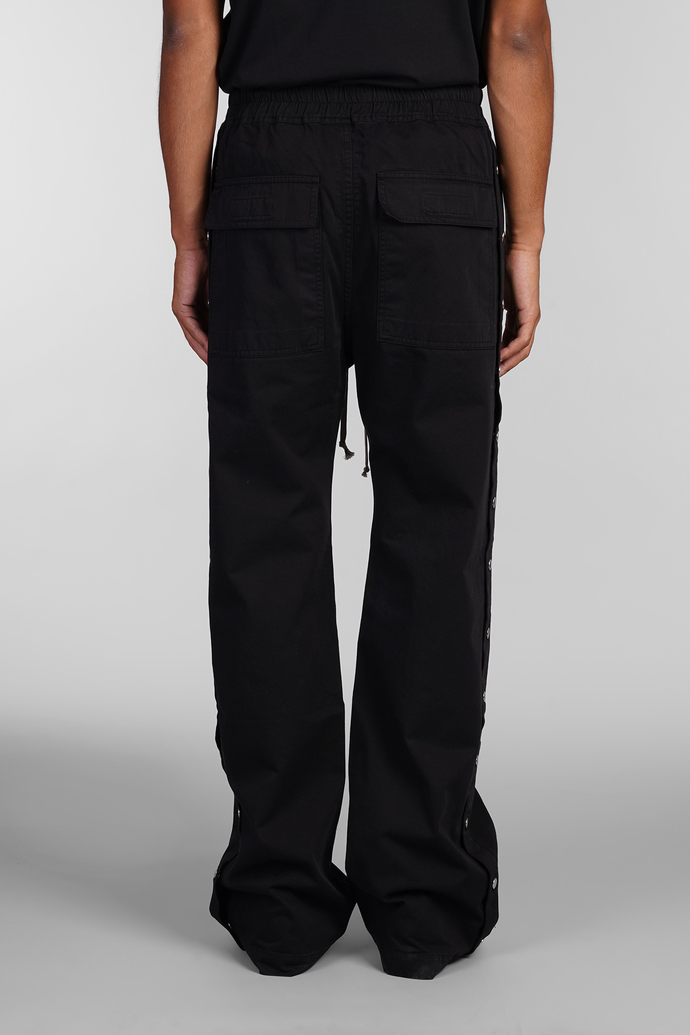 Rick Owens Drkshdw Drawstring Casual Pants In Black