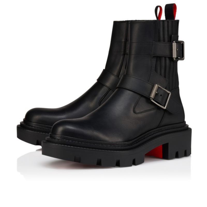 Christian Louboutin Oxybootie College Low Boots In Multi