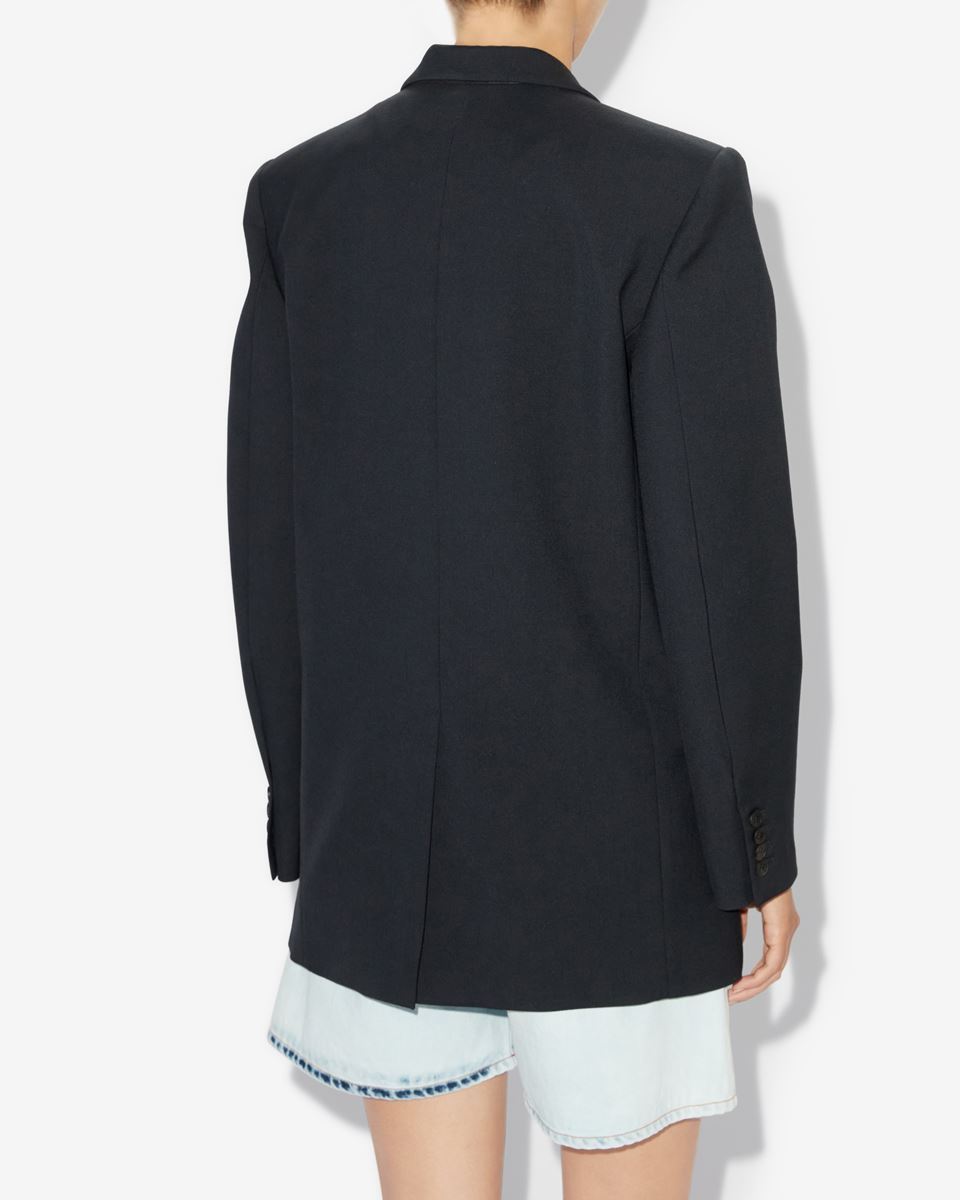 Isabel Marant Long-sleeved Suit Coat In Black