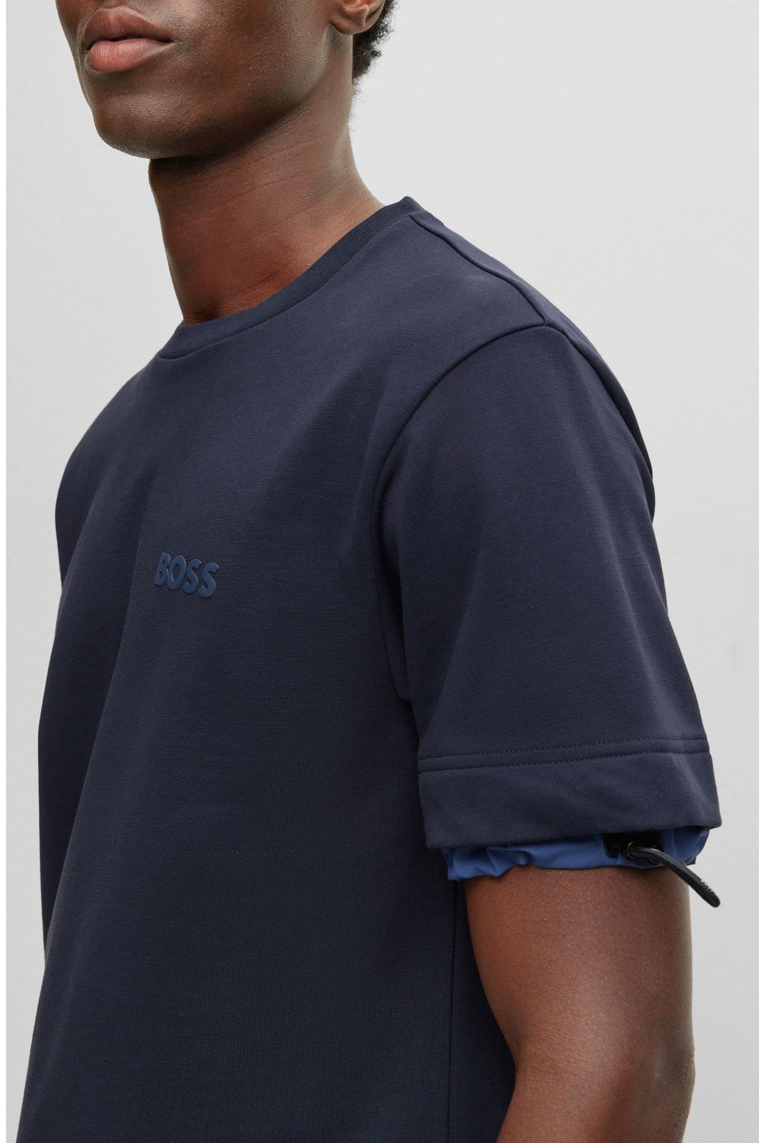 Hugo Boss Boss Thompson Solid T-shirt In Black