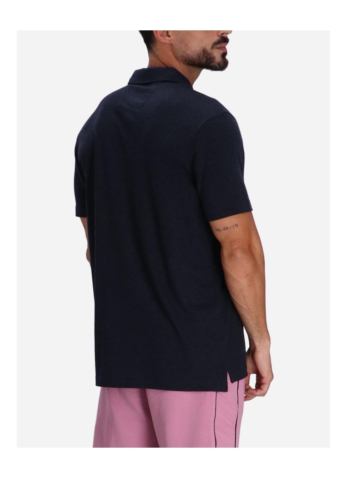 Hugo Boss Stripe-detailing Polo Shirt In Black