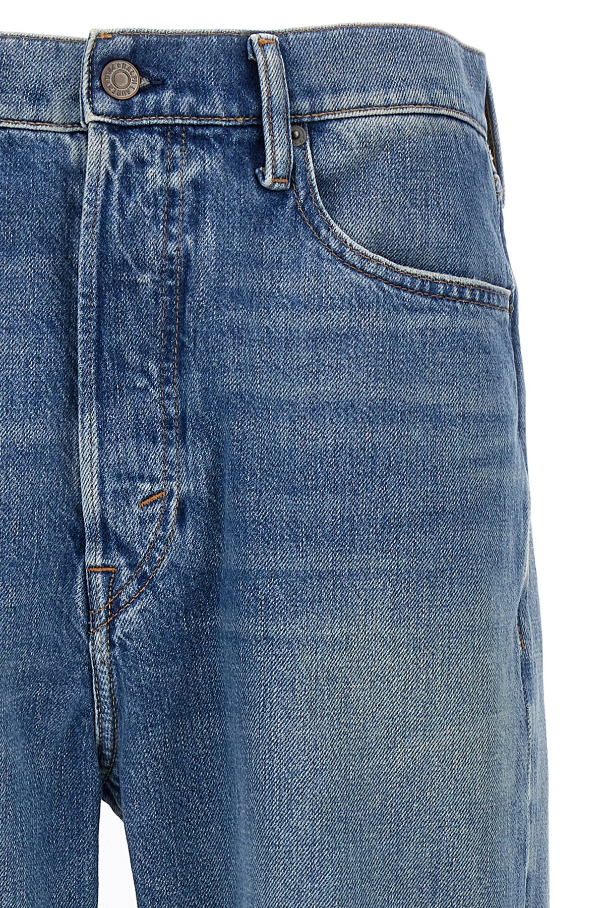 Polo Ralph Lauren Logo-tag High-rise Cropped Jeans In Blue